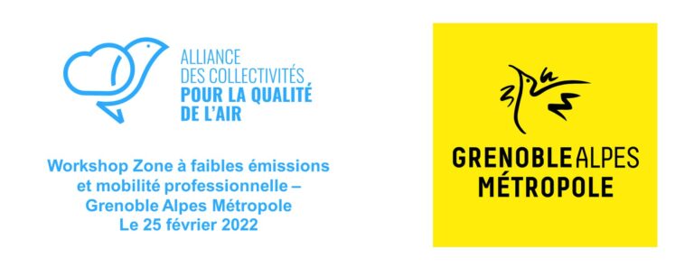 Workshop Zone a faibles emissions et mobilite professionnelle – Grenoble Alpes Metropole 768x296