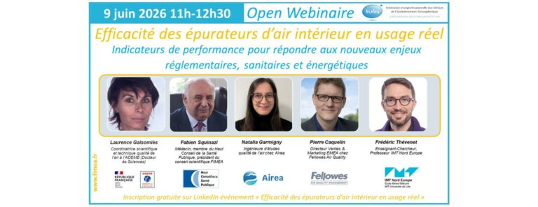 Webinaire FIMEA Efficacite des epurateurs 9 juin 2026 768x296